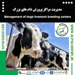 مدیریت مراکز پرورش دام های بزرگ