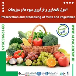 اصول نگهداری و فرآوری میوه و سبزیجات