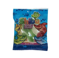 پاستیل میوه ای شیبا مدل Fighter Sharks مقدار 90 گرم
