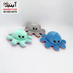 عروسک اختاپوس خارجی دو جهتی 30 سانت کد 1151