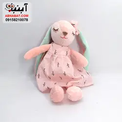 عروسک خرگوش آنجل پیراهن دار 40 سانت کد 1147