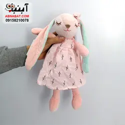 عروسک خرگوش آنجل پیراهن دار 40 سانت کد 1147