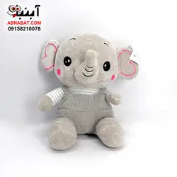 عروسک فیل گوش قلبی 32 سانت کد 1145