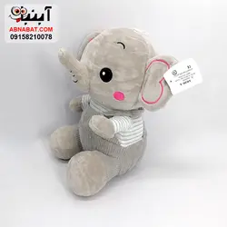 عروسک فیل گوش قلبی 32 سانت کد 1145