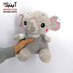 عروسک فیل گوش قلبی 32 سانت کد 1145
