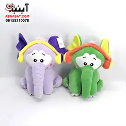 عروسک فیل هدفون دار 35 سانت کد 1134