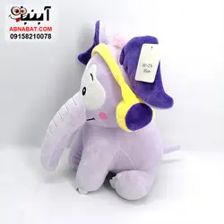 عروسک فیل هدفون دار 35 سانت کد 1134