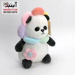 عروسک خرس پاندا سر گل 25 سانت کد 1174