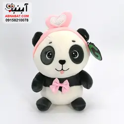 عروسک خرس پاندا قلبی 25 سانت کد 1167