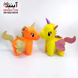 عروسک اسب مدل یونیکورن 25 سانت کد 1212