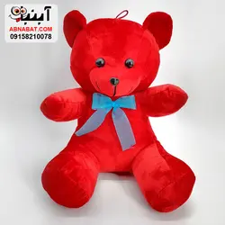عروسک خرس پاپیون دار 30 سانت کد 1210