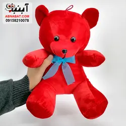 عروسک خرس پاپیون دار 30 سانت کد 1210
