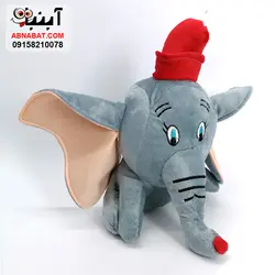 عروسک فیل کلاهدار مدل دامبو 30 سانت کد 1207