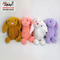 عروسک خرگوش جلی کت 45 سانت کد 1200