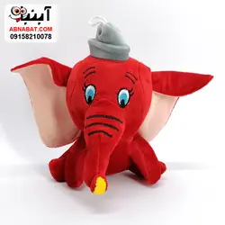 عروسک فیل کلاه دار مدل دامبو 20 سانت کد 1197