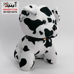 عروسک سگ خالخالی و تک رنگ 25 سانت کد 1195