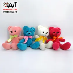 عروسک خرس پاپیون دار 30 سانت کد 1192