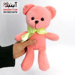 عروسک خرس پاپیون دار 30 سانت کد 1192