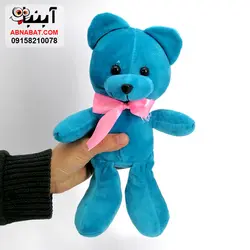 عروسک خرس پاپیون دار 30 سانت کد 1192