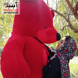 عروسک غول خرس ولنتاین دومتر و سی سانت کد 1217