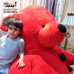 عروسک غول خرس ولنتاین دومتر و سی سانت کد 1217