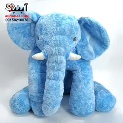 عروسک فیل پتویی 70 سانتی  بعلاوه پتو بزرگ کد 1240
