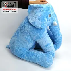 عروسک فیل پتویی 70 سانتی  بعلاوه پتو بزرگ کد 1240