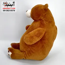 عروسک خرس پتویی بالشتی 55 سانت همراه پتو بزرگ کد 1235
