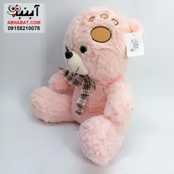 عروسک خرس پاپیون دار 27 سانت کد 1234