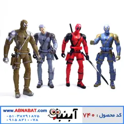 اکشن فیگور ددپول کد 740 در چهار رنگ مختلف Deadpool Action Figure