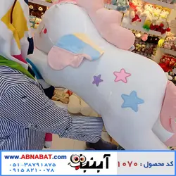 عروسک اسب پونی مدل شاخ دار 1 متری