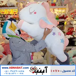 عروسک اسب پونی مدل شاخ دار 1 متری