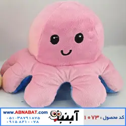عروسک اختاپوس صورتی آبی