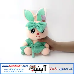 عروسک خرگوش لباس حوله ای