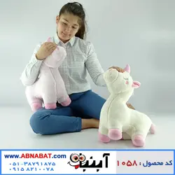 عروسک اسب یونیکورن صورتی