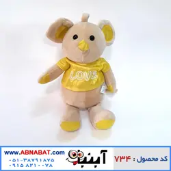 عروسک موش لباس love
