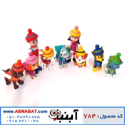 پک فیگور سگ های نگهبان 9 عددی
