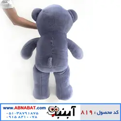 عروسک خرس طوسی یک متری کد819