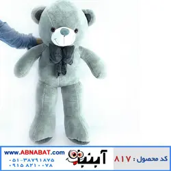 عروسک خرس طوسی یک متری