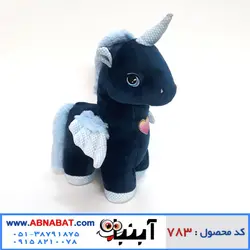 عروسک اسب تک شاخ 30 سانت