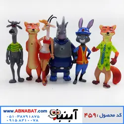 فیگور شخصیت های زوتوپیا figure set zootopia