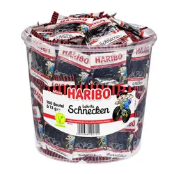 پاستیل چرخی گیاهی «شیرین بیان» هاریبو | Haribo Licorice wheels