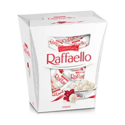 شکلات کادویی رافائلو نارگیلی با مغز بادام و خامه «230 گرمی» | Raffaello Confetteria Ferrero