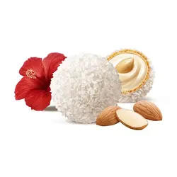 شکلات کادویی رافائلو نارگیلی با مغز بادام و خامه «230 گرمی» | Raffaello Confetteria Ferrero