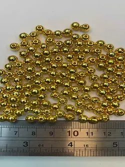 مروارید گرد سایز 6 طلایی ABS