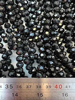 کریستال بندی سایز 8 مشکی