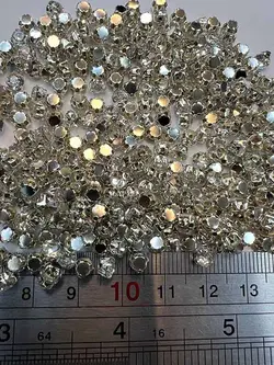 نگین قاب دار 3D سایز 20 نقره ای