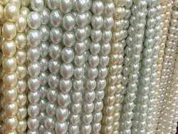 مروارید سنگی کرم سایز 8