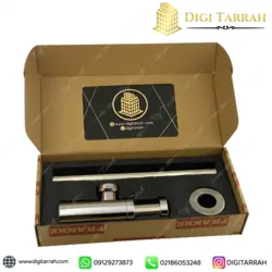 سیفون روشویی برنجی استیل براق سنگین ساخت ترکیه