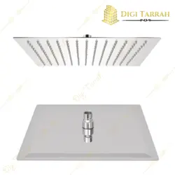 سردوش چهارگوش استیل ۳۰ سانتی متر